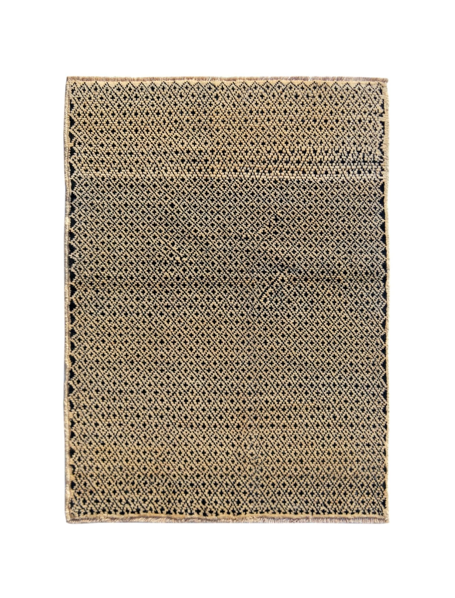 Handmade Tribal Afghan Rug | 119 x 87 cm | 3'11" x 2'10" - Najaf Rugs & Textile