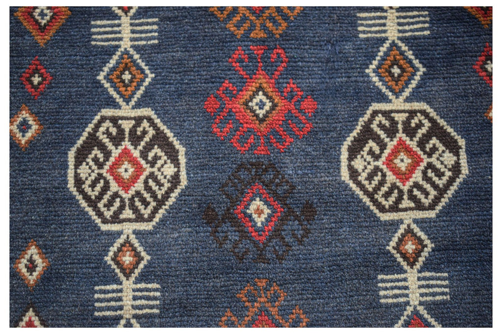 Handmade Tribal Afghan Rug | 125 x 80 cm | 4'1" x 2'8" - Najaf Rugs & Textile