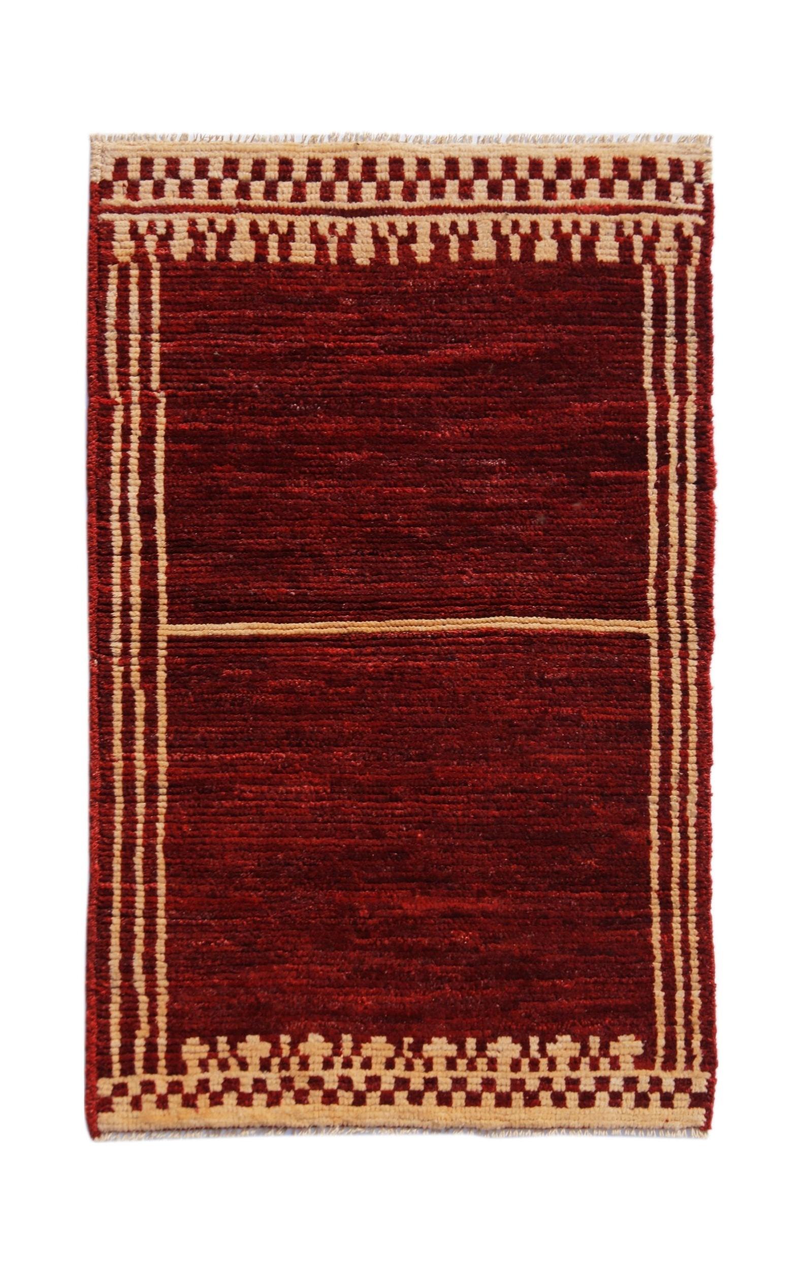 Handmade Tribal Afghan Rug | 130 x 82 cm | 4'4" x 2'8" - Najaf Rugs & Textile