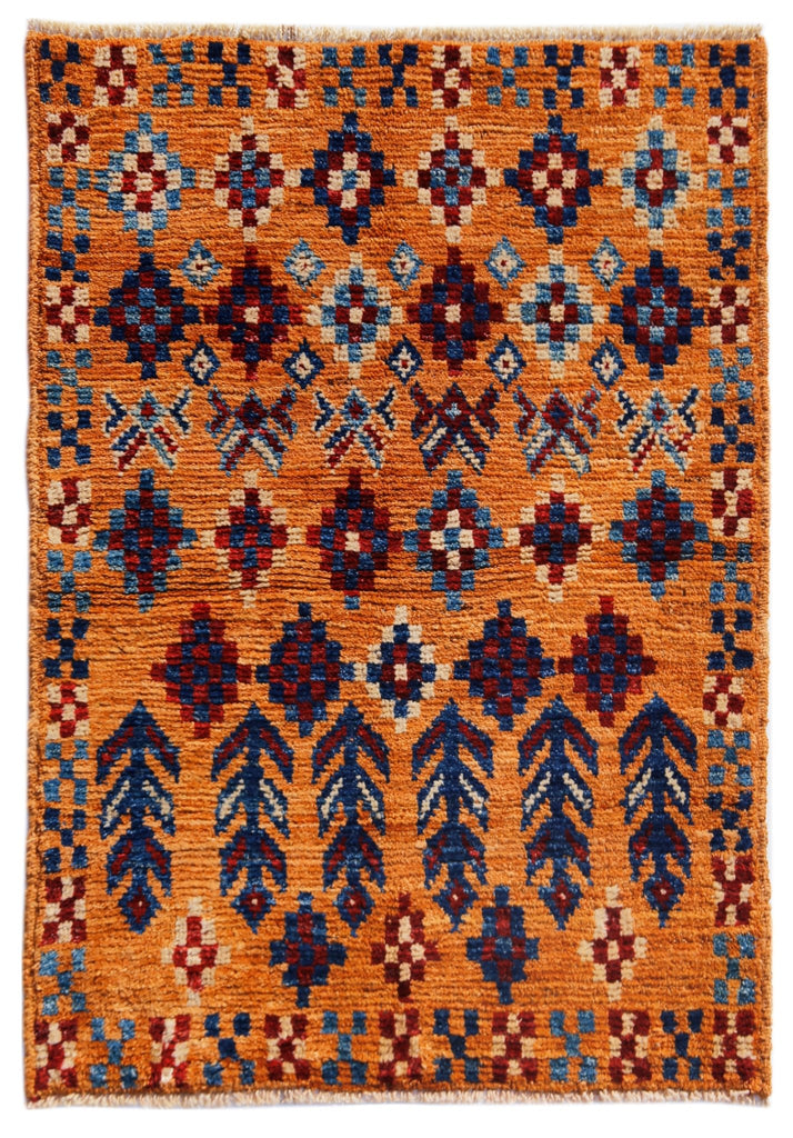 Handmade Tribal Afghan Rug | 132 x 94 cm | 4'4" x 3'1" - Najaf Rugs & Textile