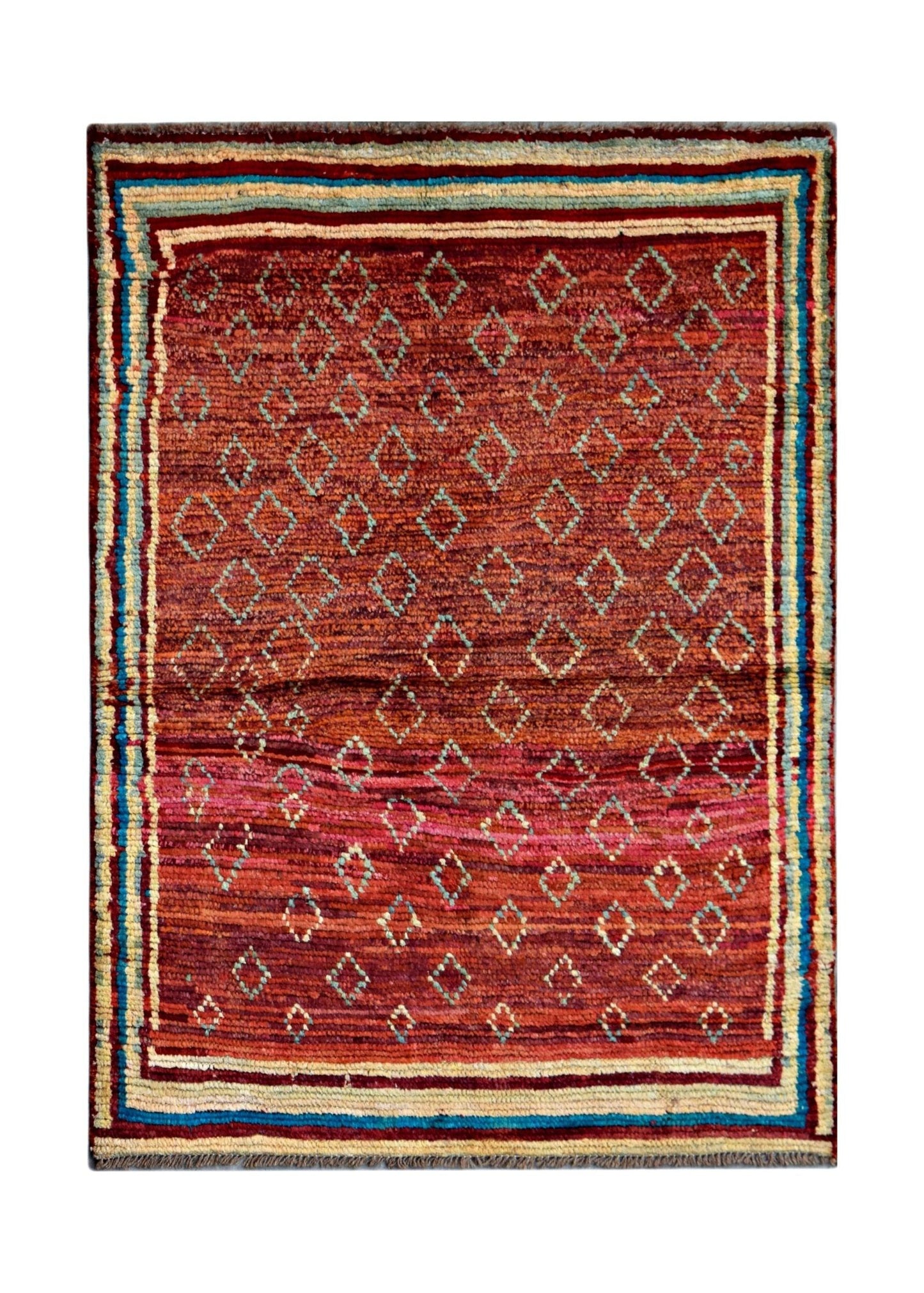Handmade Tribal Afghan Rug | 135 x 98 cm | 4'5" x 3'3" - Najaf Rugs & Textile