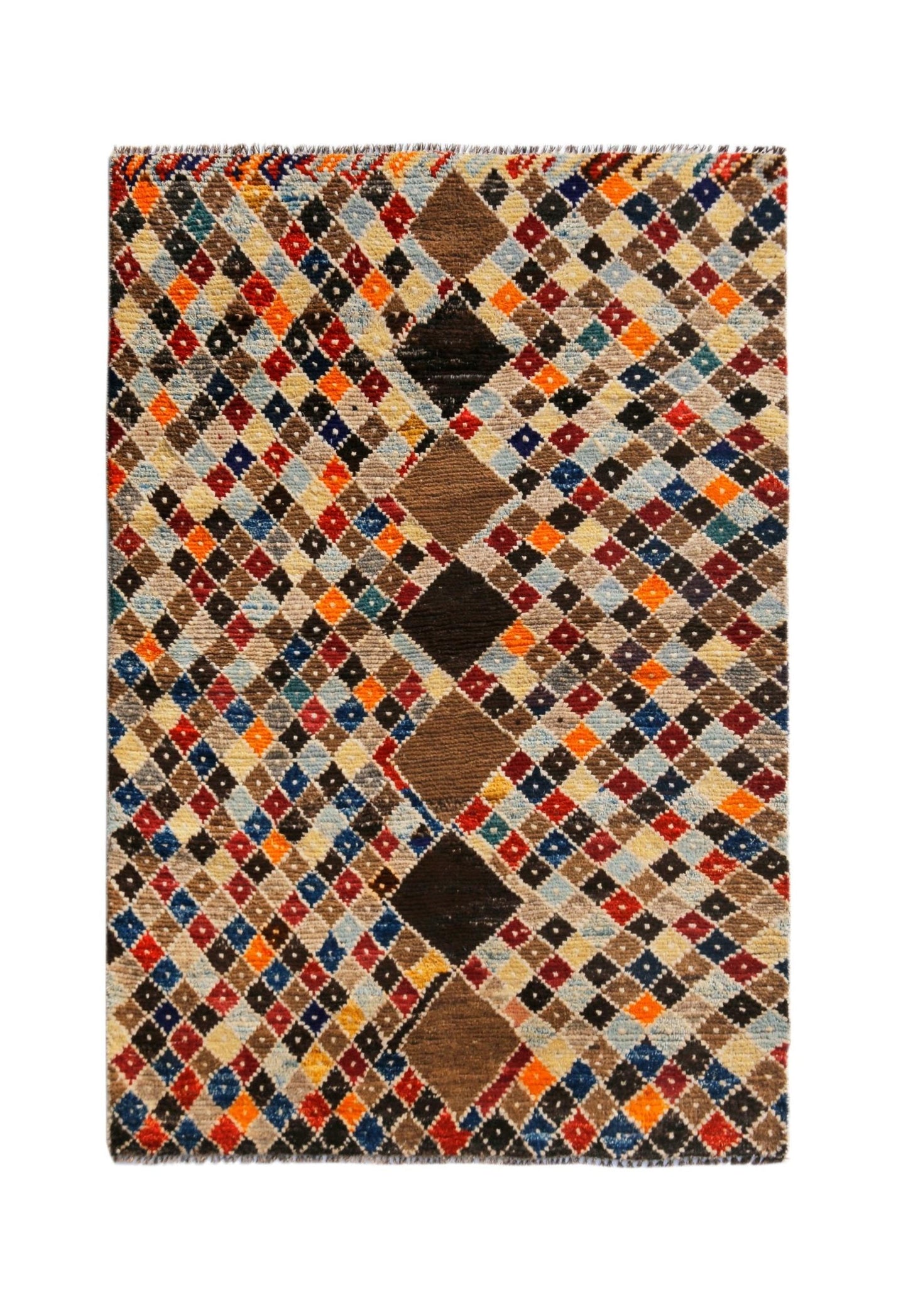 Handmade Tribal Afghan Rug | 163 x 111 cm | 5'4" x 3'8" - Najaf Rugs & Textile