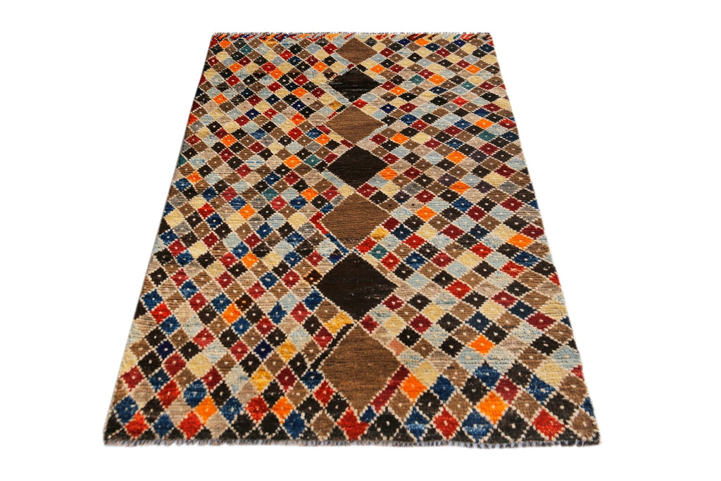 Handmade Tribal Afghan Rug | 163 x 111 cm | 5'4" x 3'8" - Najaf Rugs & Textile