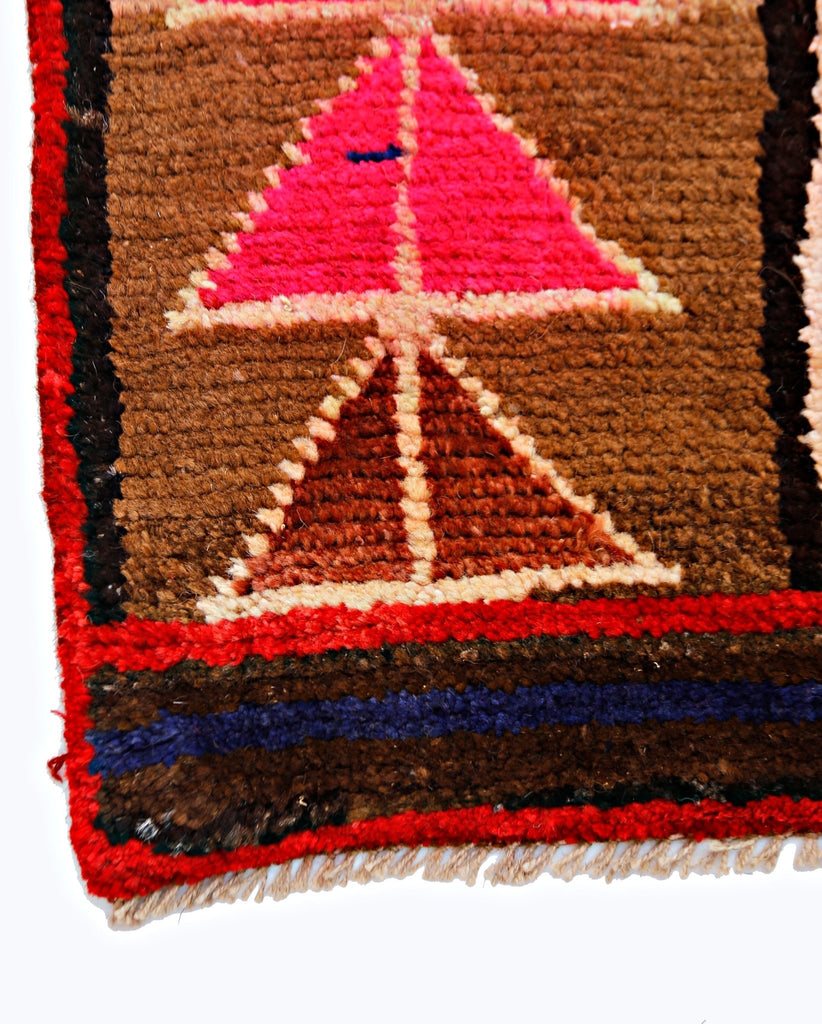 Handmade Tribal Afghan Rug | 169 x 121 cm | 5'7" x 4' - Najaf Rugs & Textile