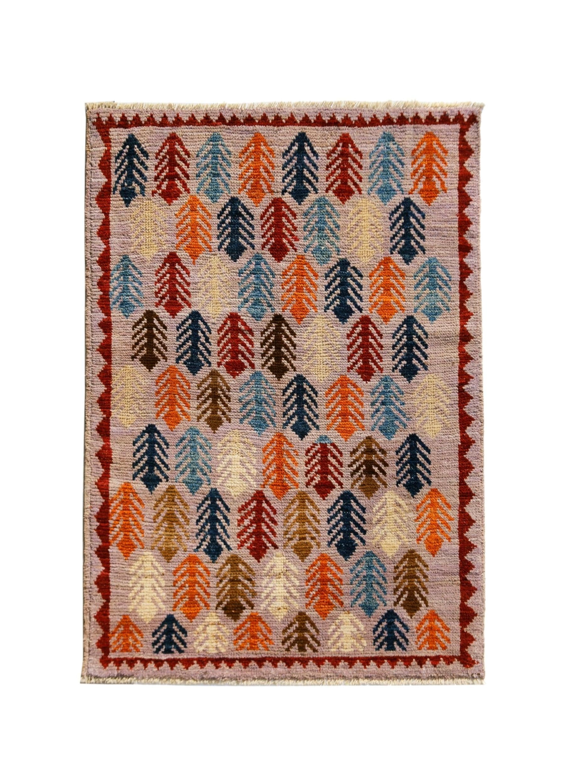 Handmade Tribal Afghan Rug | 170 x 121 cm | 5'7" x 4' - Najaf Rugs & Textile