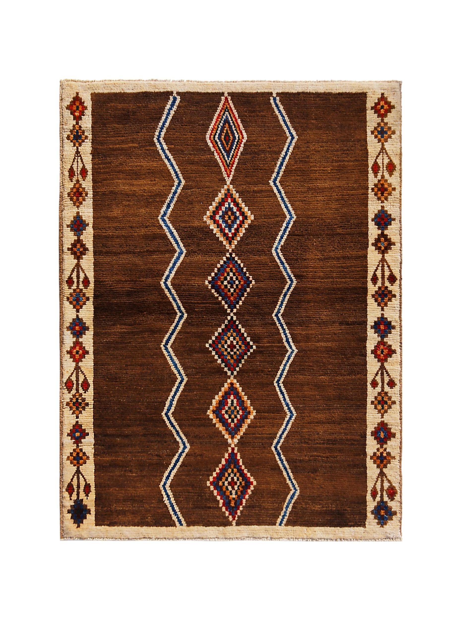 Handmade Tribal Afghan Rug | 172 x 133 cm | 5'8" x 4'5" - Najaf Rugs & Textile