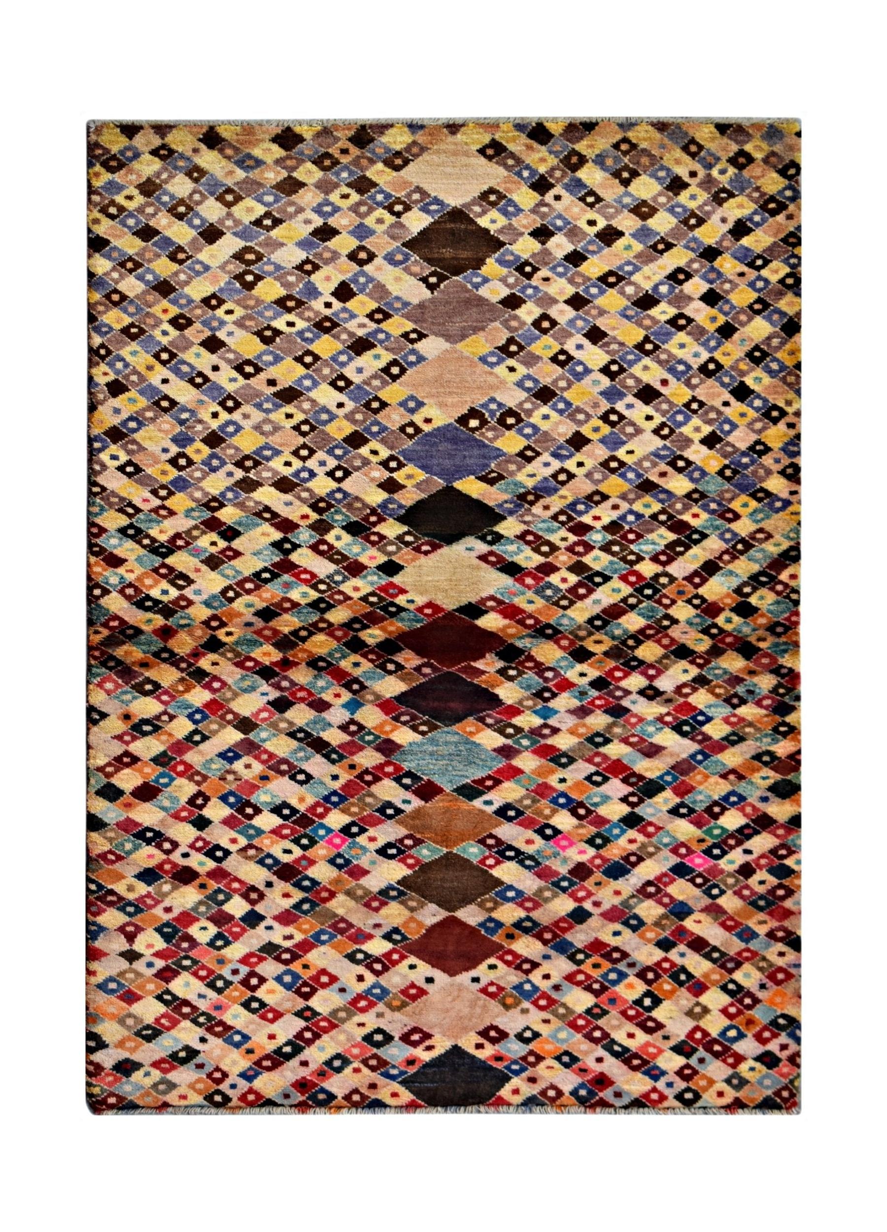 Handmade Tribal Afghan Rug | 176 x 115 cm | 5'9" x 3'9" - Najaf Rugs & Textile