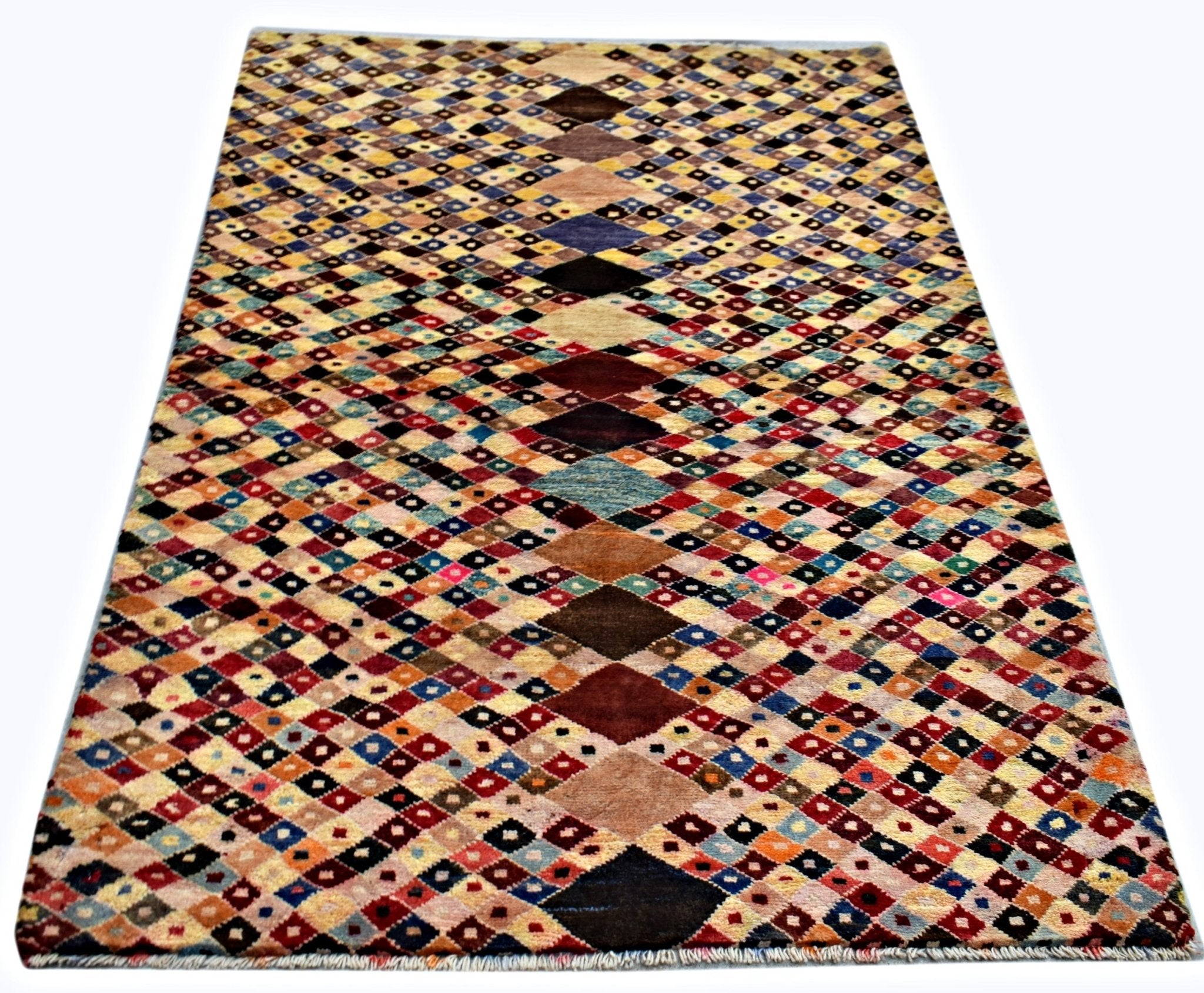 Handmade Tribal Afghan Rug | 176 x 115 cm | 5'9" x 3'9" - Najaf Rugs & Textile