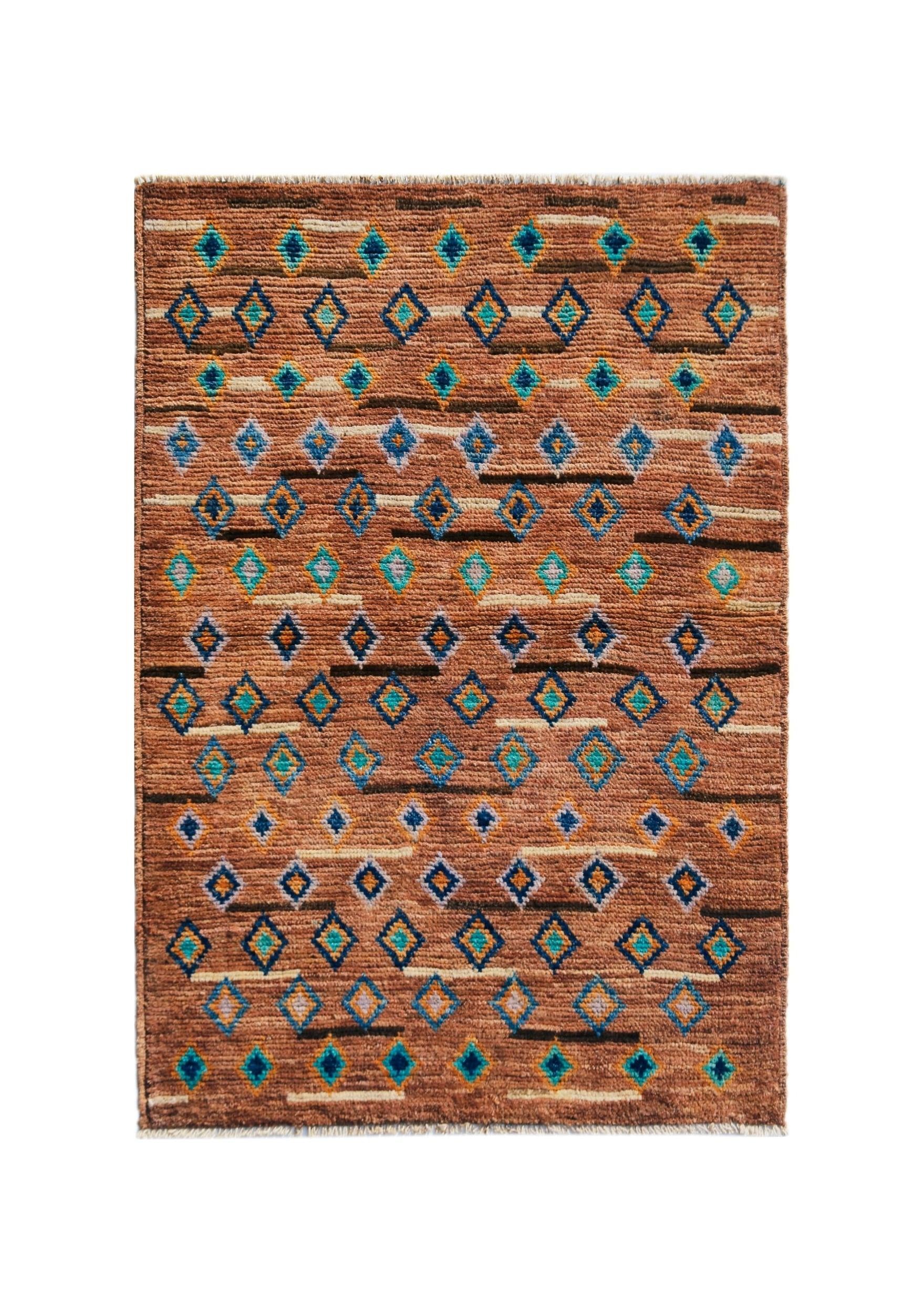 Handmade Tribal Afghan Rug | 179 x 122 cm | 5'11" x 4' - Najaf Rugs & Textile