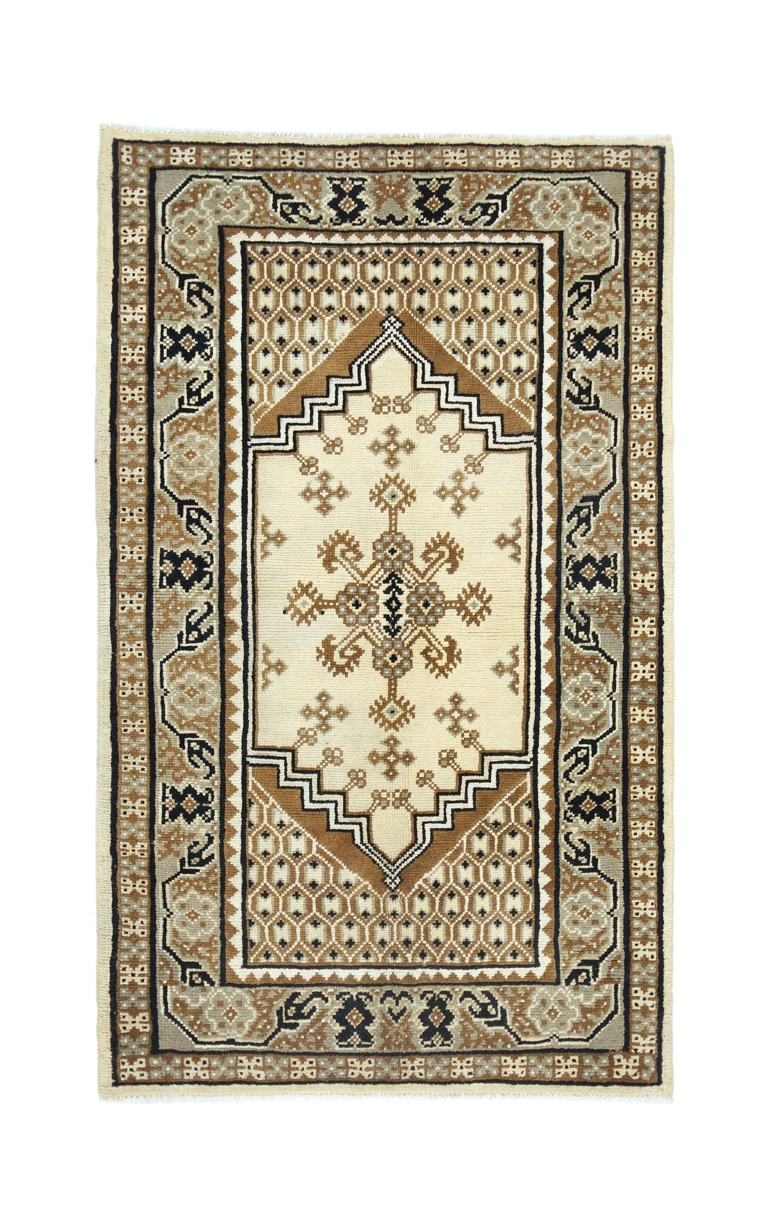 Handmade Tribal Afghan Rug | 188 x 106 cm | 6'2" x 3'6" - Najaf Rugs & Textile