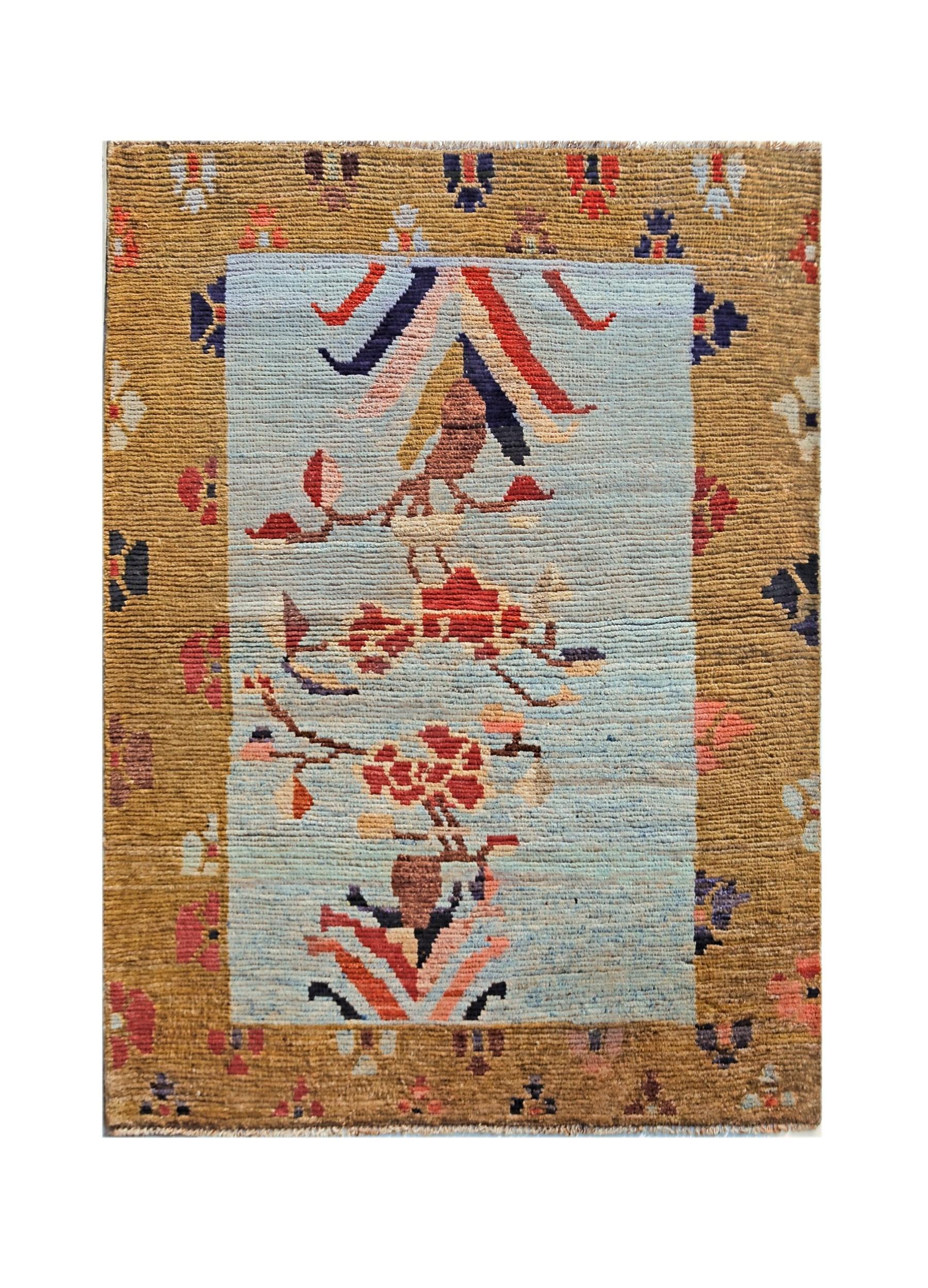 Handmade Tribal Afghan Rug | 190 x 139 cm | 6'3" x 4'7" - Najaf Rugs & Textile
