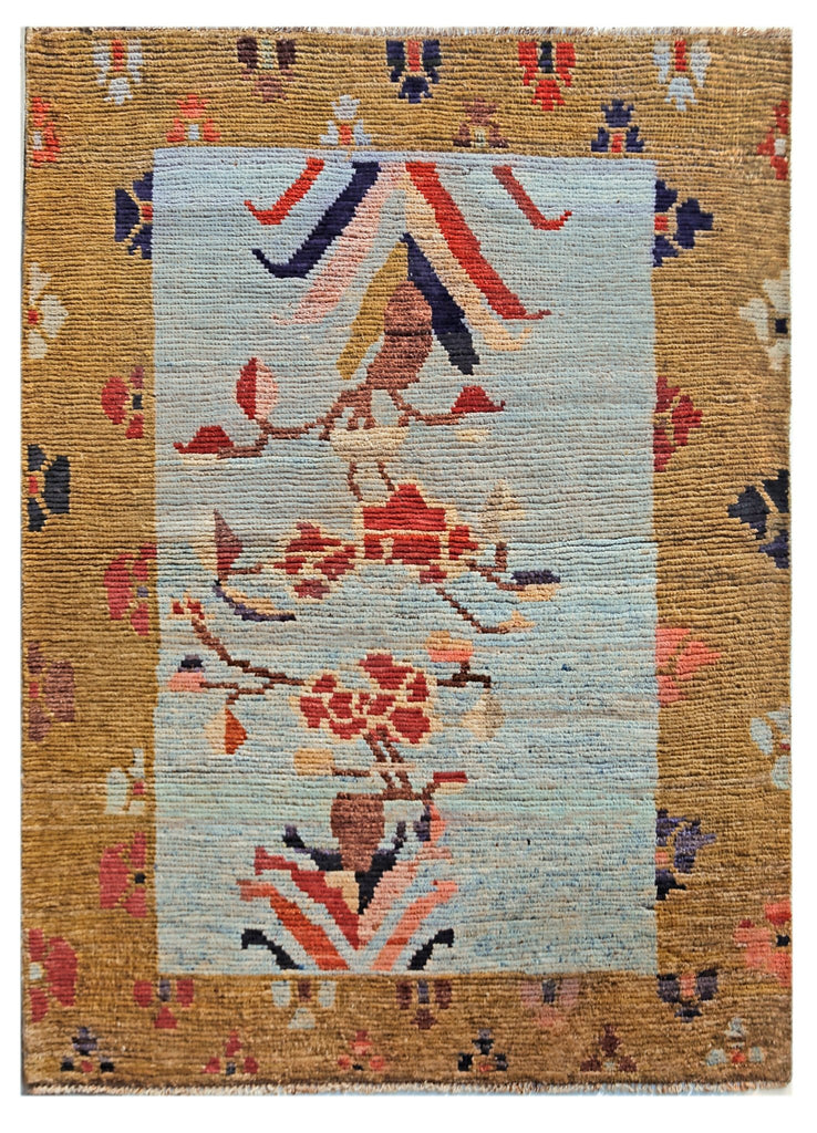 Handmade Tribal Afghan Rug | 190 x 139 cm | 6'3" x 4'7" - Najaf Rugs & Textile