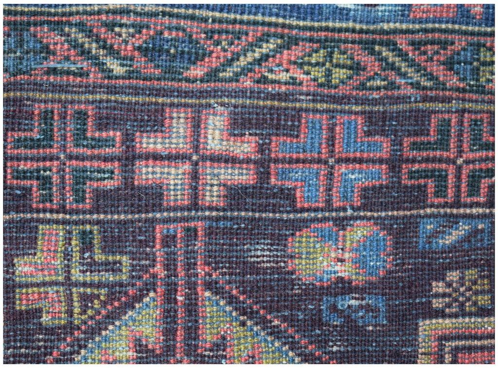 Handmade Tribal Afghan Rug | 192 x 109 cm | 6'4" x 3'7" - Najaf Rugs & Textile