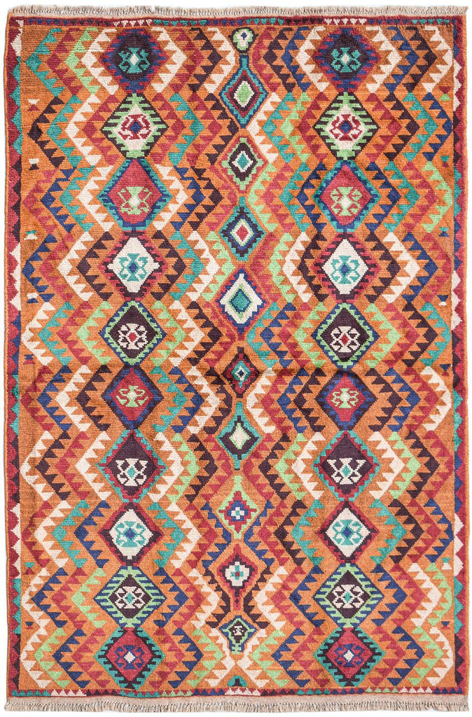 Handmade Tribal Afghan Rug | 245 x 172 cm | 8' x 5'8" - Najaf Rugs & Textile