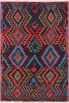 Handmade Tribal Afghan Rug | 278 x 189 cm | 9'12" x 6'2" - Najaf Rugs & Textile