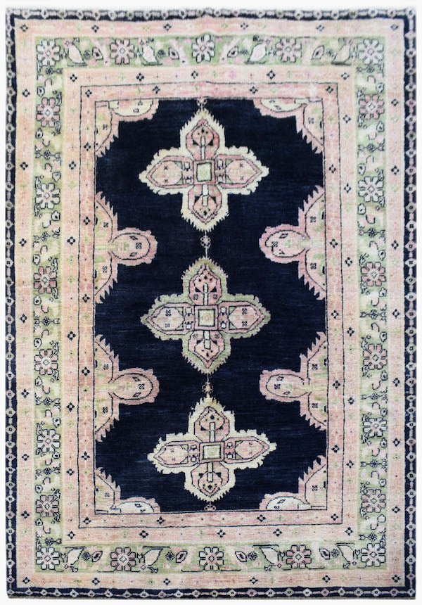 Handmade Tribal Afghan Rug | 293 x 193 cm | 9'8" x 6'4" - Najaf Rugs & Textile