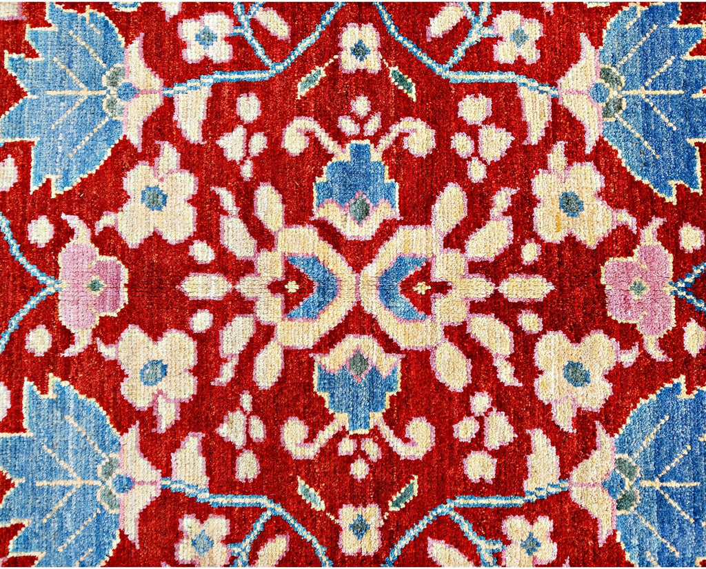 Handmade Tribal Afghan Rug | 293 x 201 cm | 9'8" x 6'7" - Najaf Rugs & Textile
