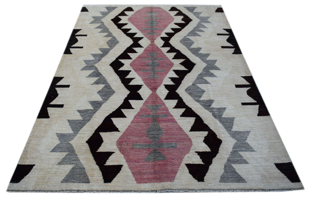 Handmade Tribal Afghan Rug | 300 x 210 cm | 9'10" x 6'11" - Najaf Rugs & Textile