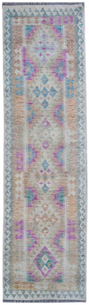 Handmade Tribal Kilim Hallway Runner | 290 x 78 cm - Najaf Rugs & Textile