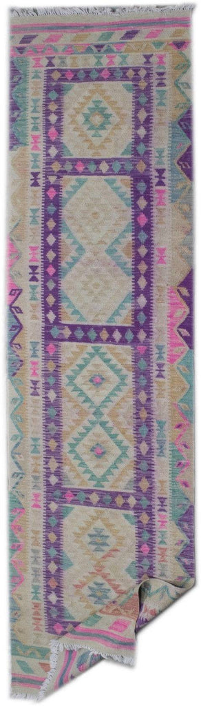 Handmade Tribal Kilim Hallway Runner | 290 x 81 cm - Najaf Rugs & Textile