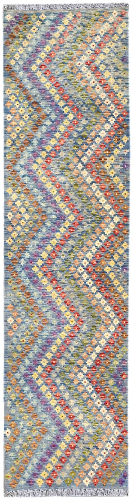 Handmade Tribal Kilim Hallway Runner | 295 x 76 cm - Najaf Rugs & Textile