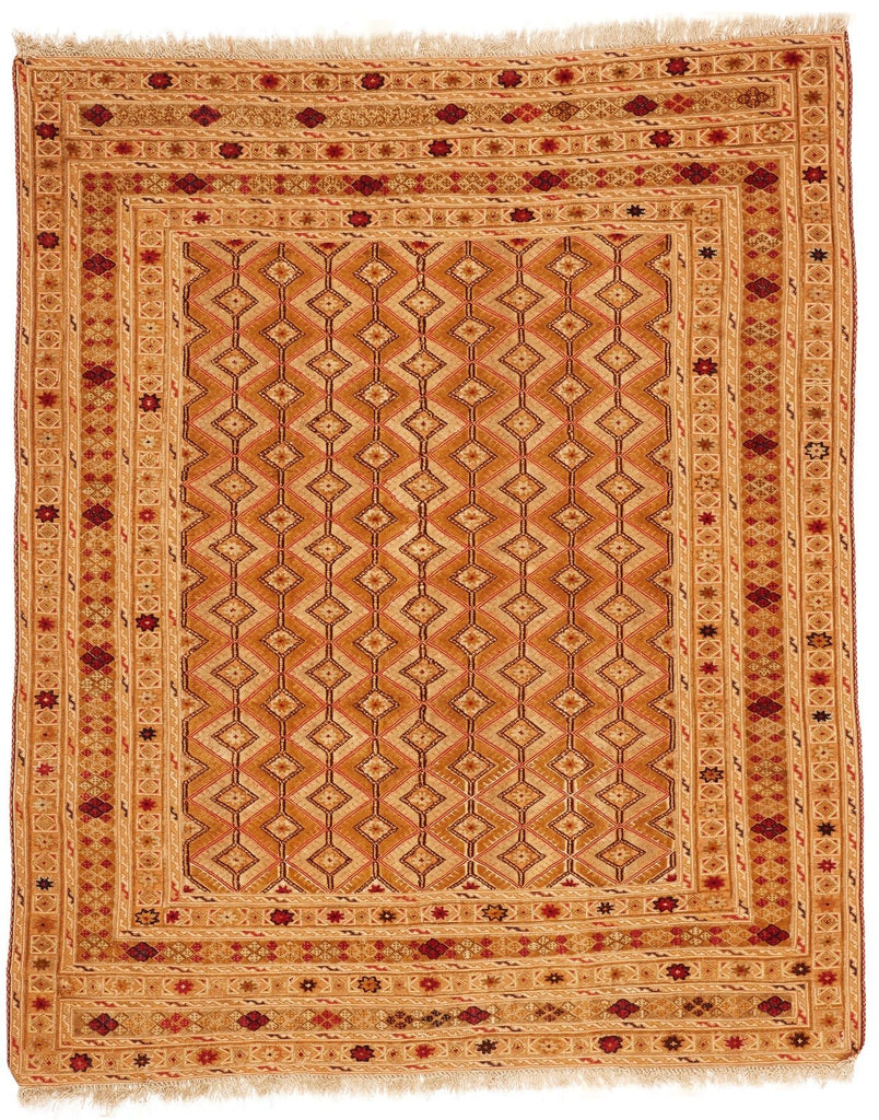 Handmade Tribal Mashwani Rug | 177 x 147 cm | 5'8" x 4'8" - Najaf Rugs & Textile