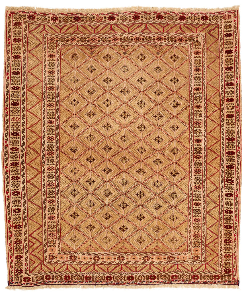 Handmade Tribal Mashwani Rug | 179 x 153 cm | 5'8" x 5' - Najaf Rugs & Textile