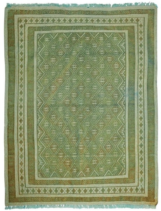 Handmade Tribal Overdyed Mashwani Rug | 172 x 133 cm | 5'6" x 4'3" - Najaf Rugs & Textile