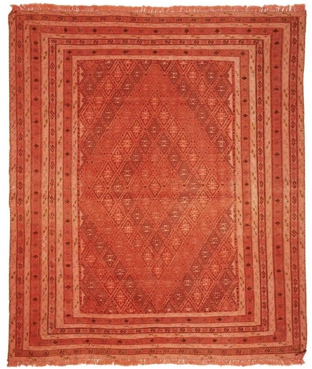 Handmade Tribal Overdyed Mashwani Rug | 180 x 153 cm | 5'9" x 5' - Najaf Rugs & Textile