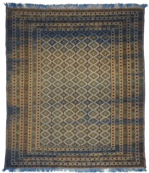 Handmade Tribal Overdyed Mashwani Rug | 183 x 157 cm | 6' x 5'15" - Najaf Rugs & Textile