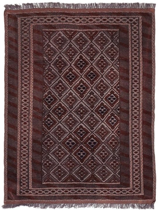 Handmade Tribal Overdyed Mashwani Rug | 191 x 146 cm | 6'2" x 4'7" - Najaf Rugs & Textile