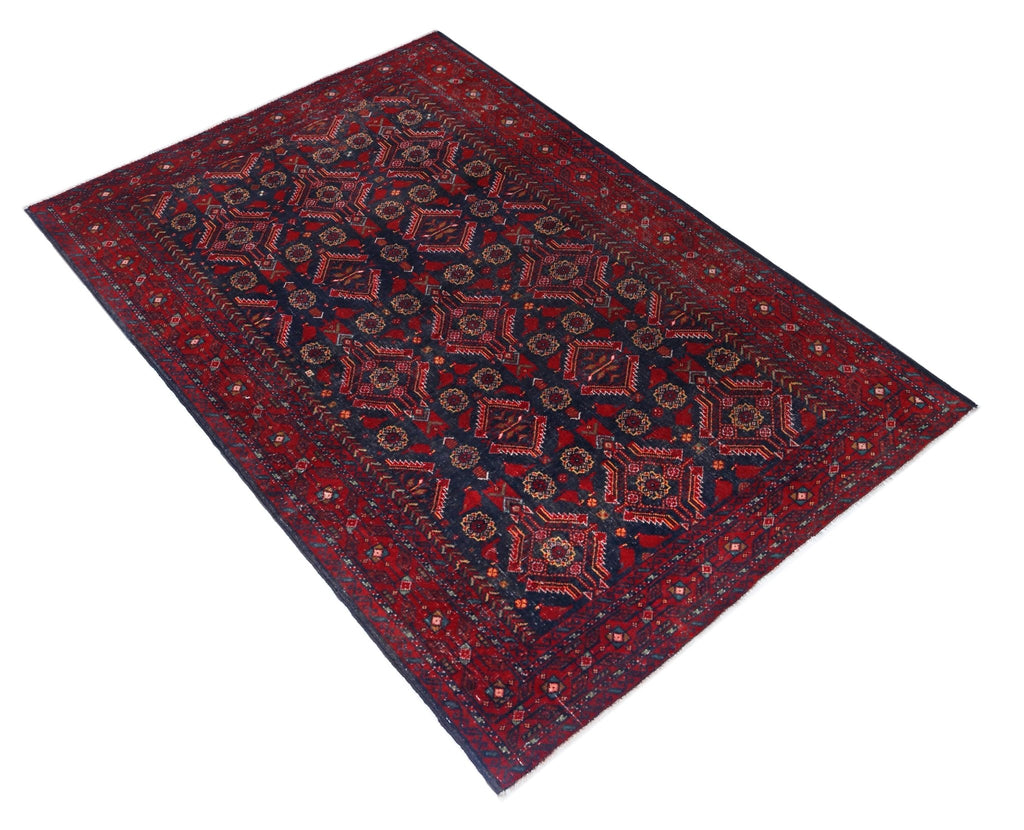 Handmade Tribal Persian Balouch Rug | 180 x 111 cm | 5'11" x 3'8" - Najaf Rugs & Textile