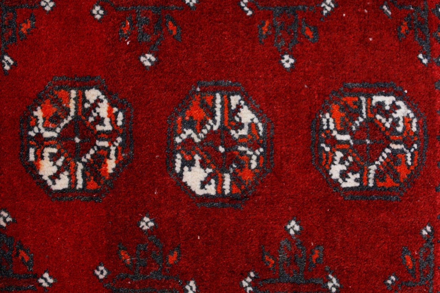 Handmade Ultra Mini Afghan Turkmen Rug | 63 x 52 cm | 2'1" x 1'8" - Najaf Rugs & Textile