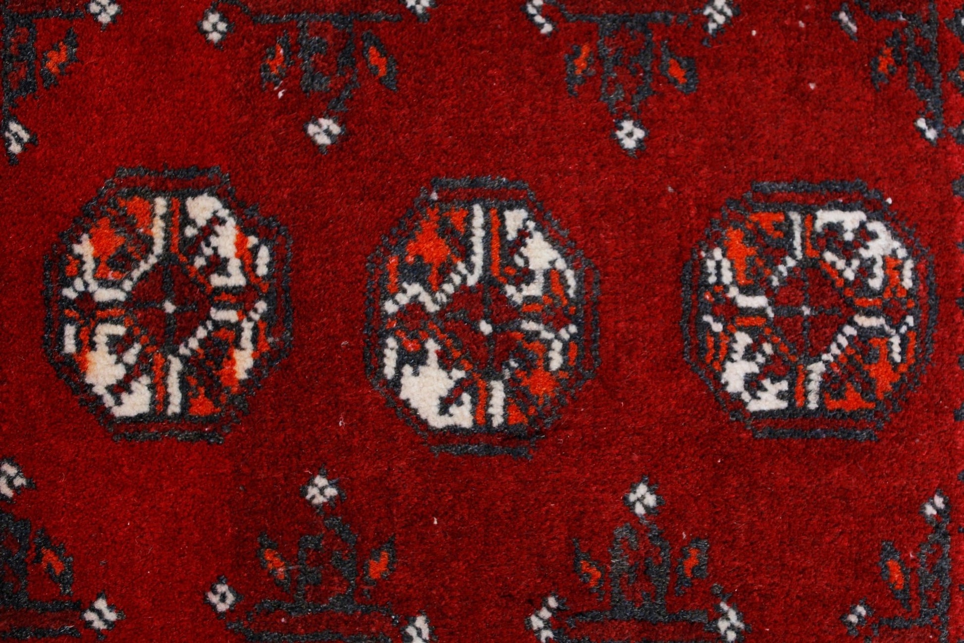 Handmade Ultra Mini Afghan Turkmen Rug | 63 x 52 cm | 2'1" x 1'8" - Najaf Rugs & Textile