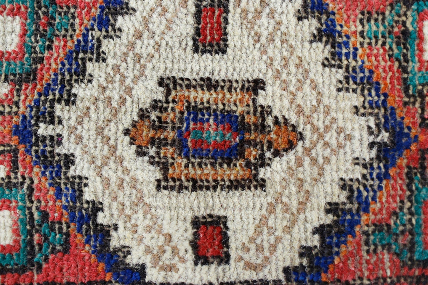 Handmade Ultra Mini Vintage Turkish Rug | 53 x 36 cm | 1'9 x 1'2" - Najaf Rugs & Textile