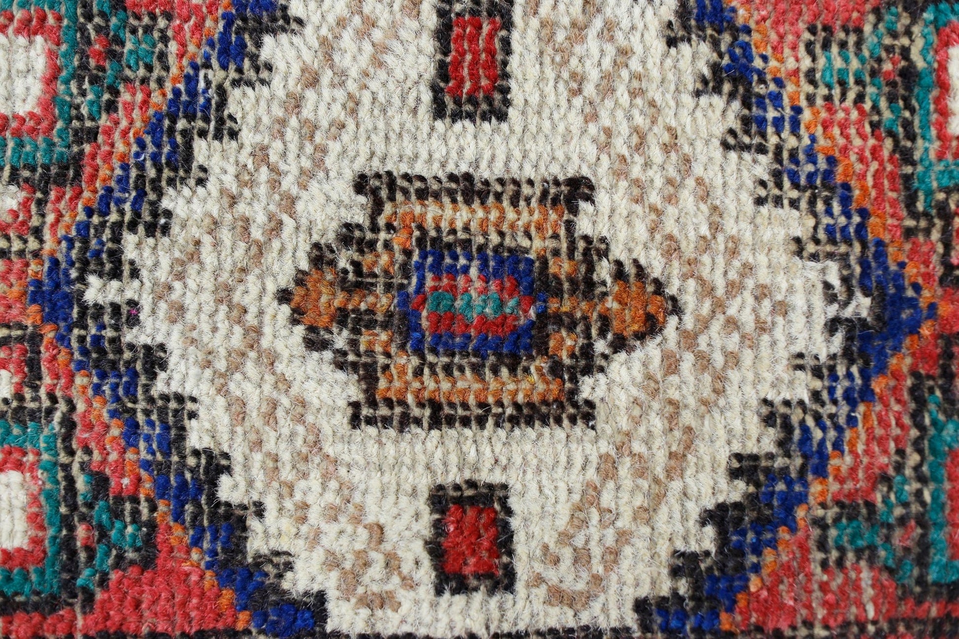 Handmade Ultra Mini Vintage Turkish Rug | 53 x 36 cm | 1'9 x 1'2" - Najaf Rugs & Textile
