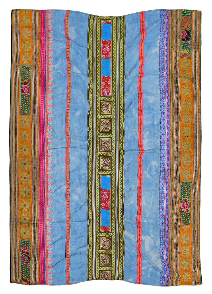 Handmade Vietnamese Hmong Textile | 205 x 147 cm | 6'7" x 4'8" - Najaf Rugs & Textile