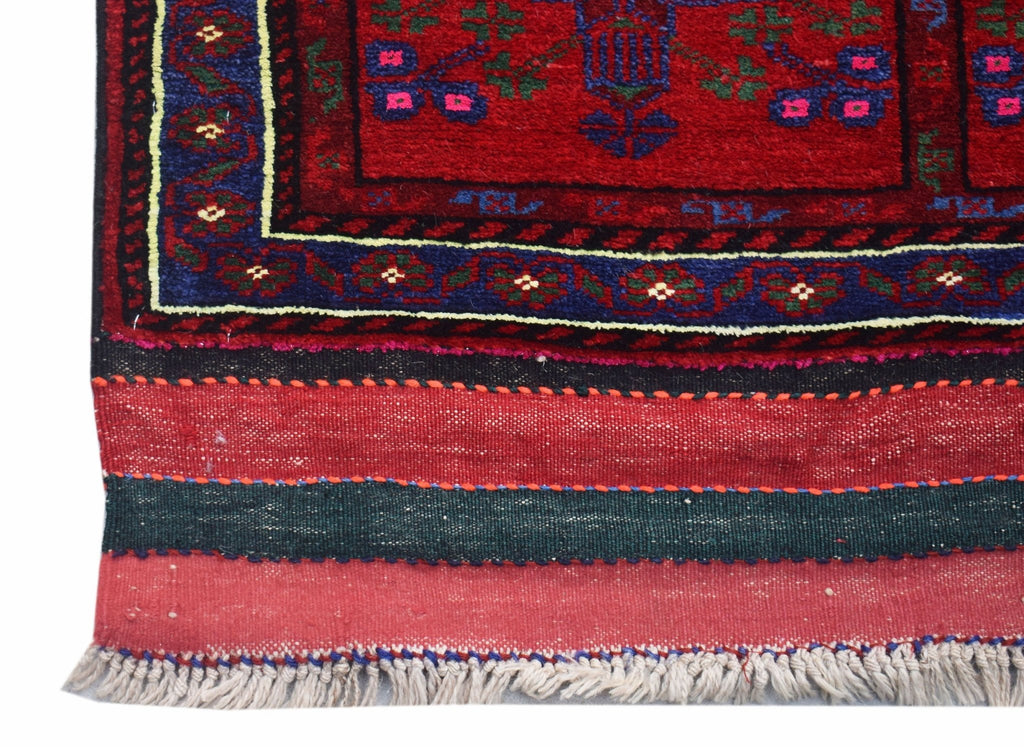 Handmade Vintage Afghan Shepherd's Rug | 180 x 89 cm | 5'11" x 2'11" - Najaf Rugs & Textile