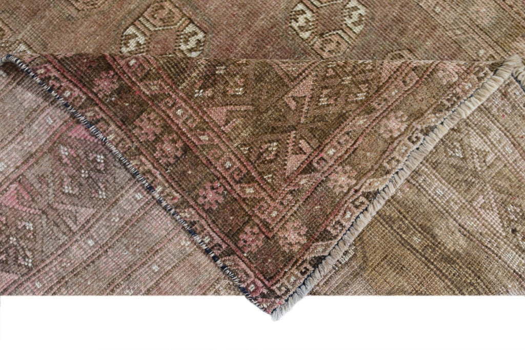 Handmade Vintage Afghan Turkmen Rug | 197 x 129 cm | 6'6" x 4'3" - Najaf Rugs & Textile