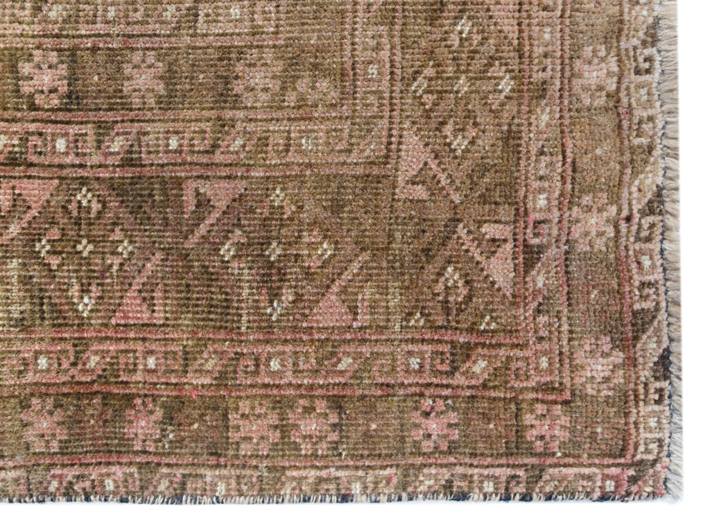 Handmade Vintage Afghan Turkmen Rug | 197 x 129 cm | 6'6" x 4'3" - Najaf Rugs & Textile