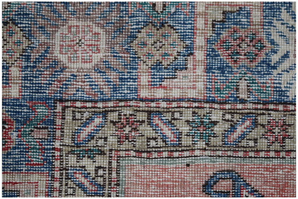 Handmade Vintage Caucasus Rug | 296 x 197 cm | 9'9" x 6'6" - Najaf Rugs & Textile