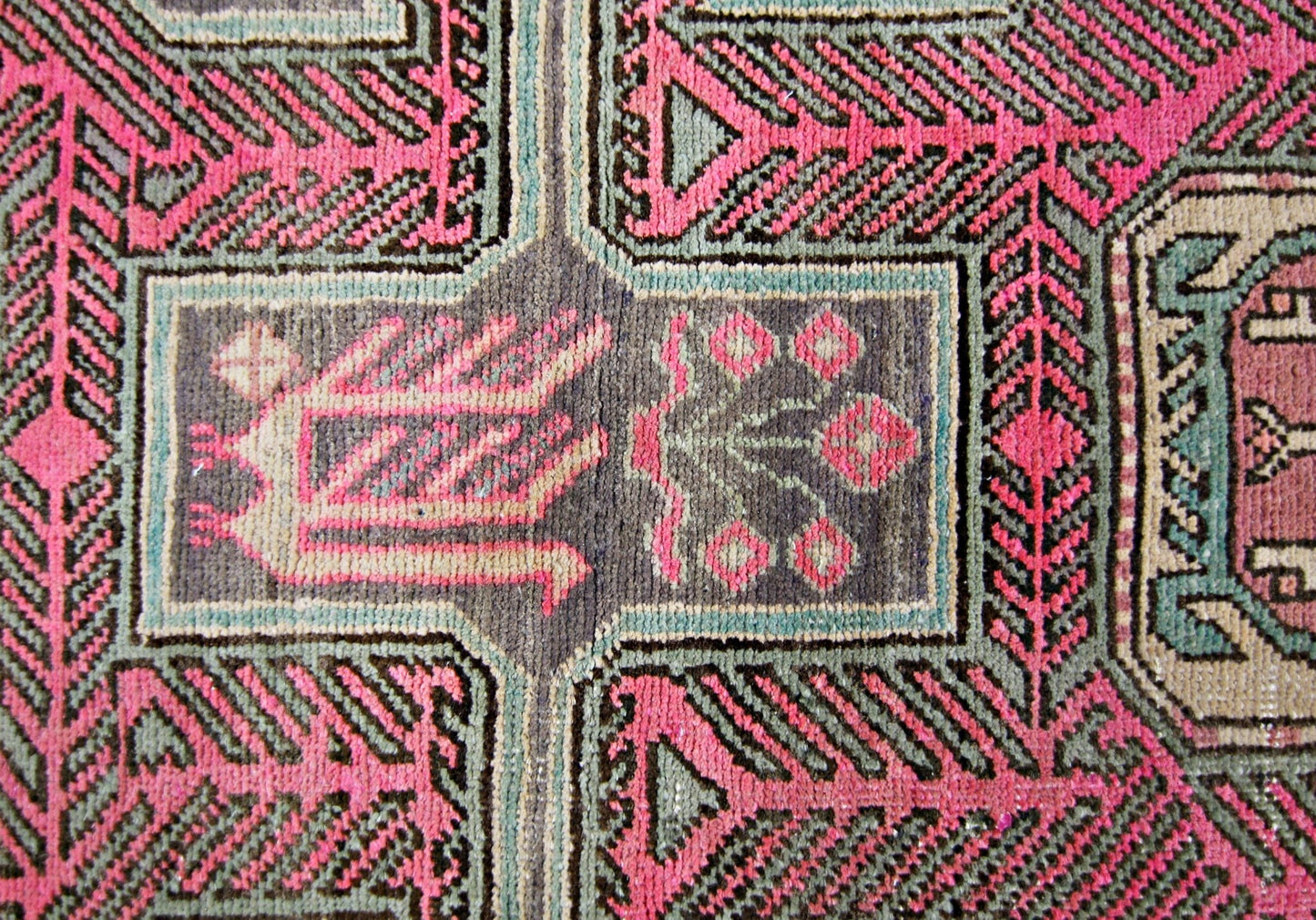 Handmade Vintage Persian Ardebil Hallway Runner | 279 x 76 cm | 9'2" x 2'6" - Najaf Rugs & Textile
