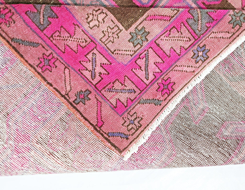 Handmade Vintage Persian Ardebil Hallway Runner | 296 x 125 cm | 9'8" x 4'1" - Najaf Rugs & Textile