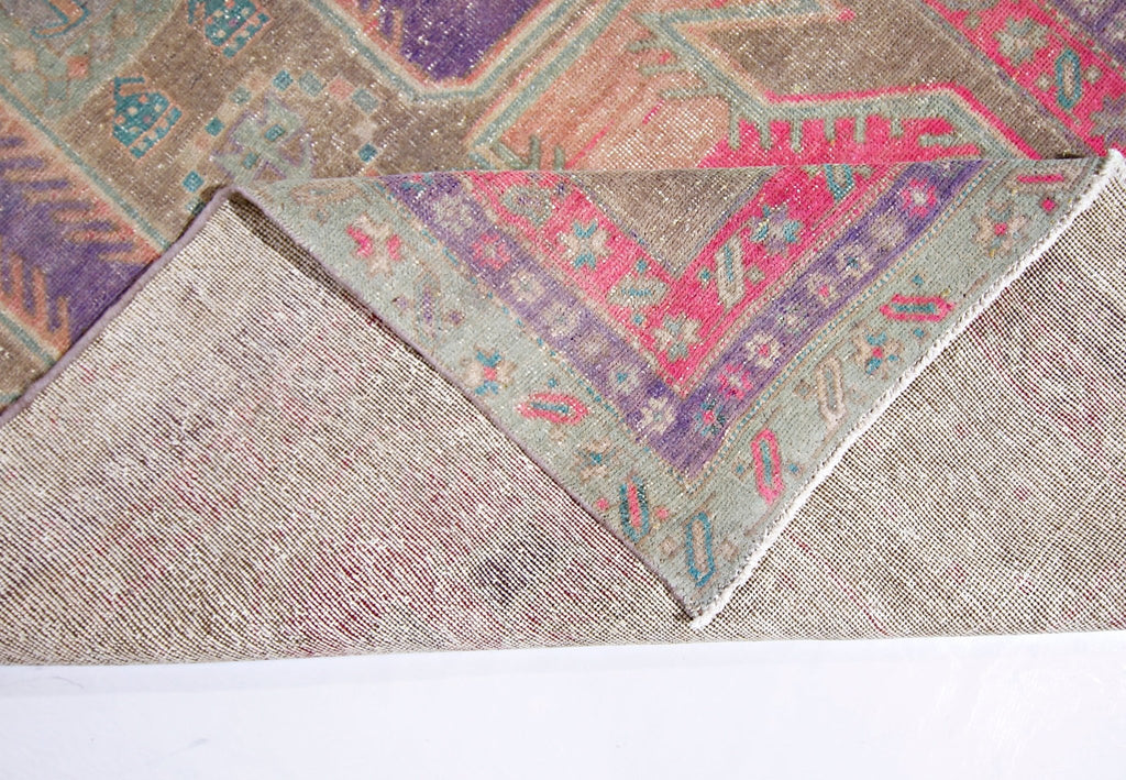 Handmade Vintage Persian Ardebil Rug | 286 x 129 cm | 9'4" x 4'3" - Najaf Rugs & Textile