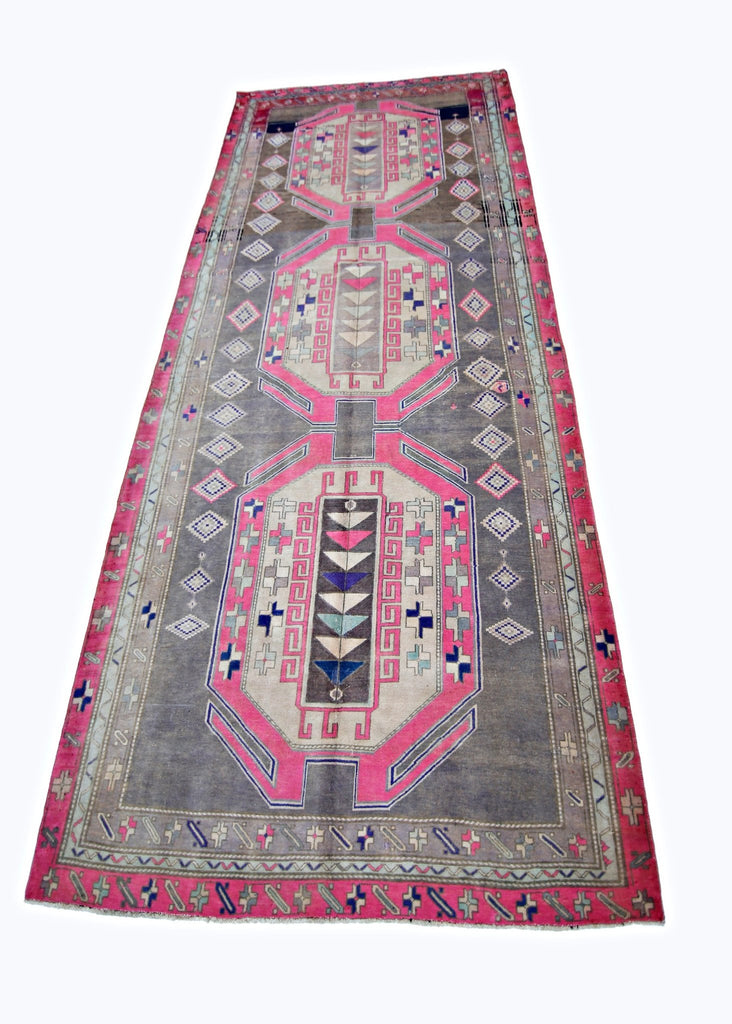 Handmade Vintage Persian Ardebil Rug | 327 x 144 cm | 10'9" x 4'9" - Najaf Rugs & Textile