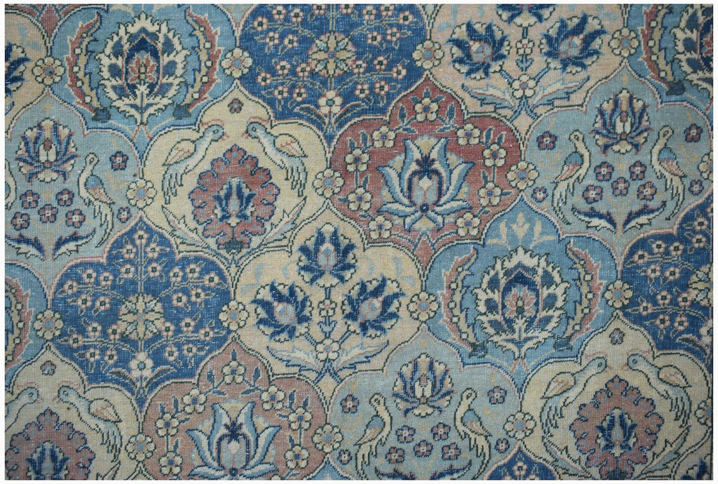 Handmade Vintage Persian Bakhtiar Rug | 264 x 190 cm | 8'8" x 6'3" - Najaf Rugs & Textile