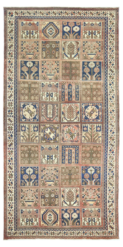 Handmade Vintage Persian Bakhtiar Rug | 327 x 166 cm | 10'8" x 5'1" - Najaf Rugs & Textile