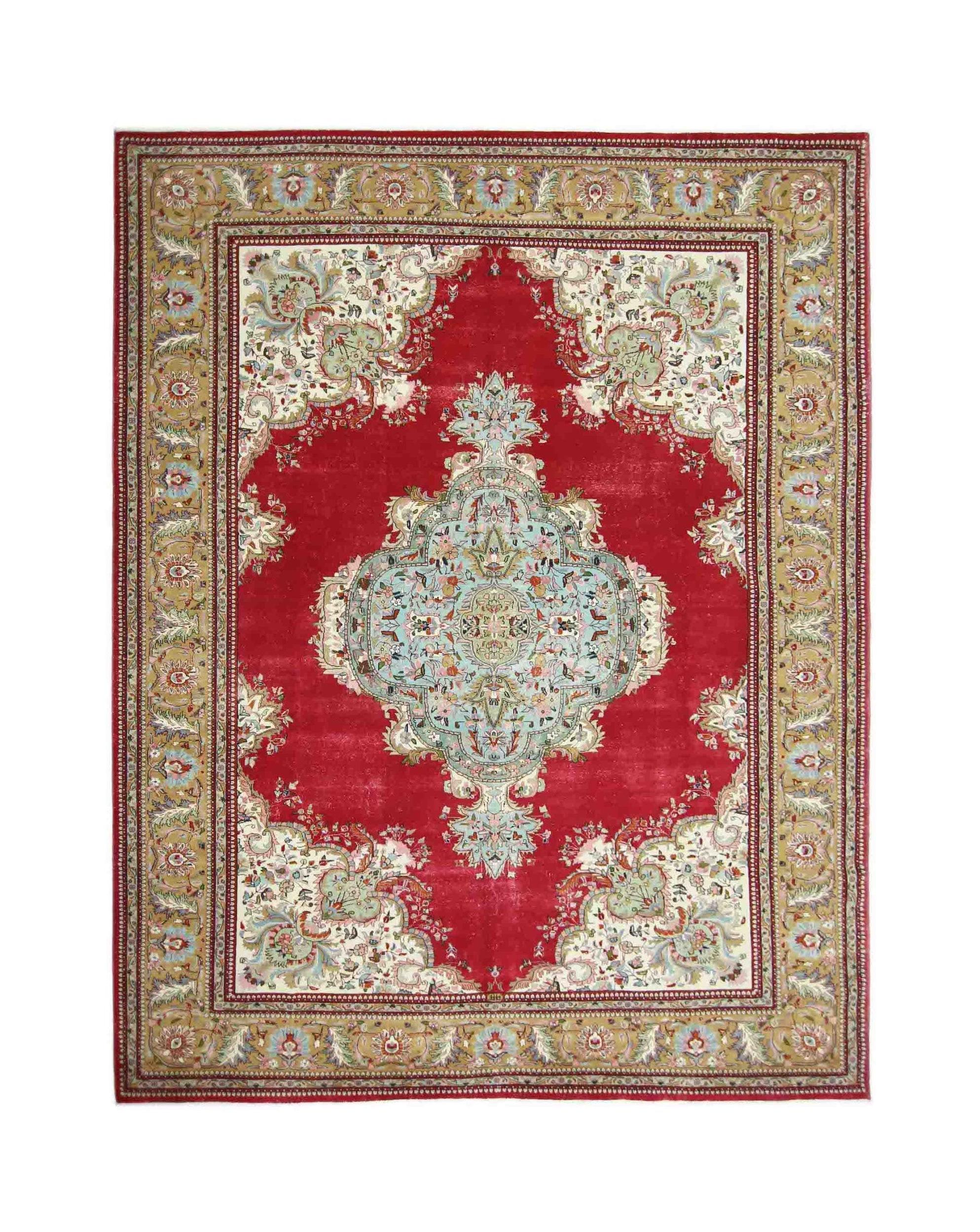 Handmade Vintage Persian Bidjar Rug | 341 x 237 cm | 11'2" x 7'9" - Najaf Rugs & Textile