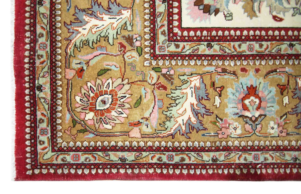 Handmade Vintage Persian Bidjar Rug | 341 x 237 cm | 11'2" x 7'9" - Najaf Rugs & Textile