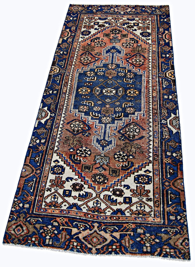 Handmade Vintage Persian Hallway Runner | 181 x 92 cm | 5'11" x 3' - Najaf Rugs & Textile